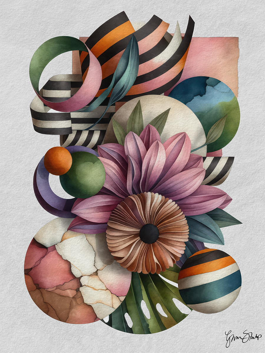 Curves and Angles in Motion by Gina Startup
