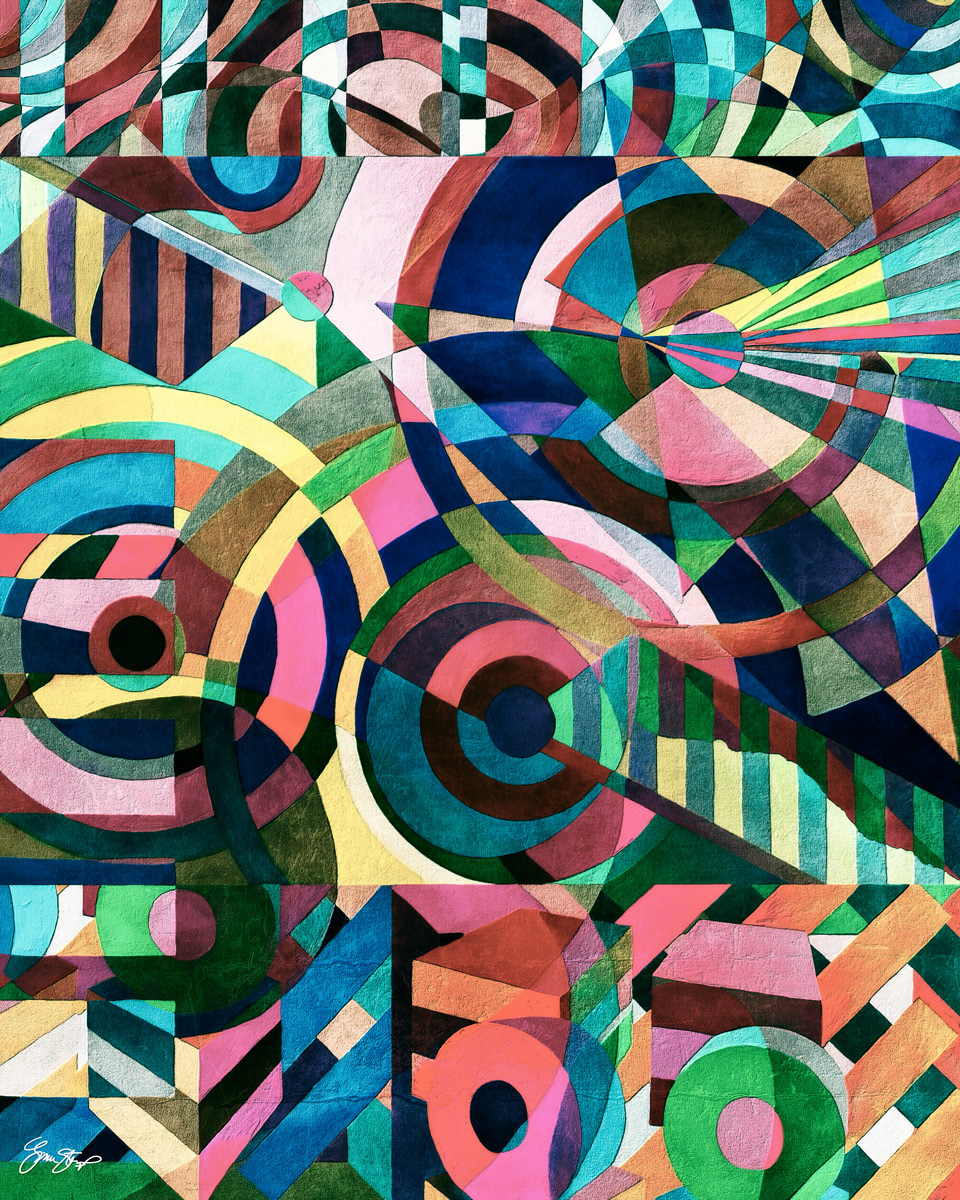 The Abstract Dragonfruit by Gina Startup 