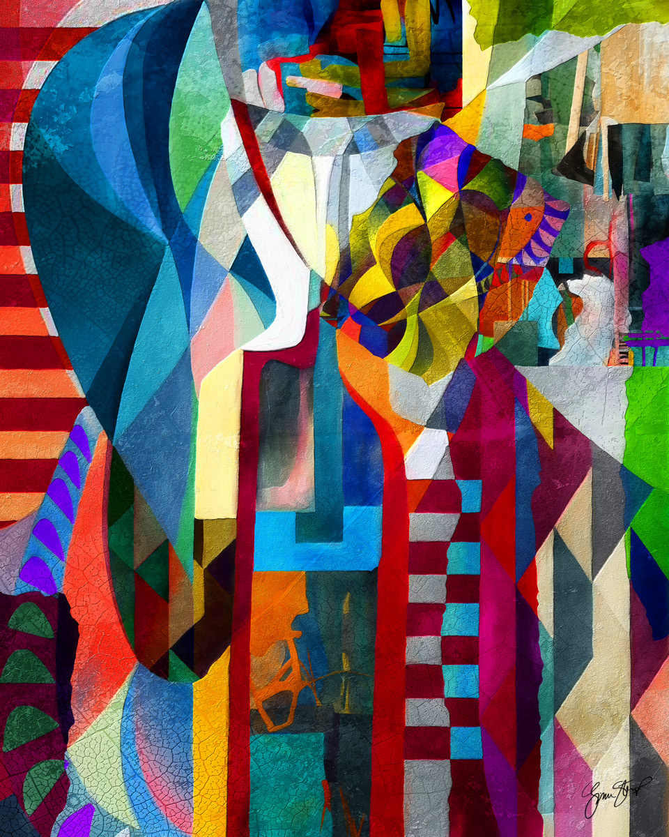 Sound Waves Moving Up by Gina Startup