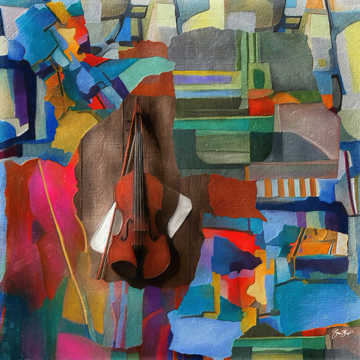 Abstract art by Gina Startup 
