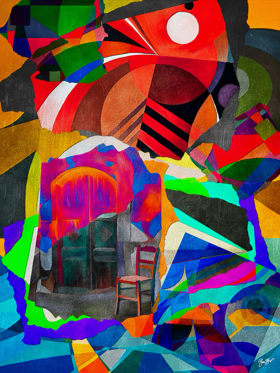August Abstraction by Gina Startup