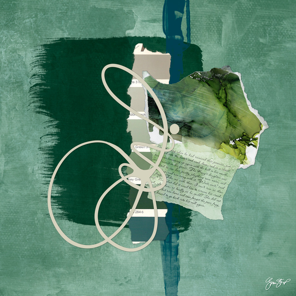 Collage art by Gina Startup
