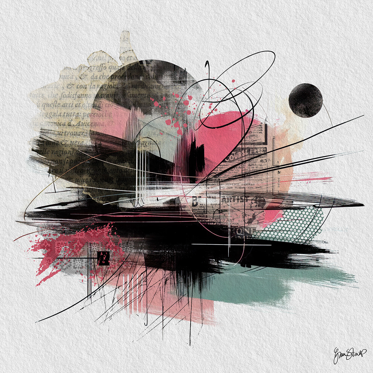 Pink Energy Flow by Gina Startup 