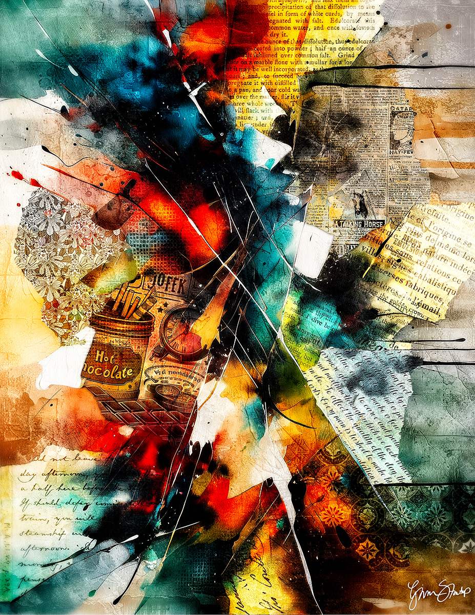 Cracked Window by Gina Startup 