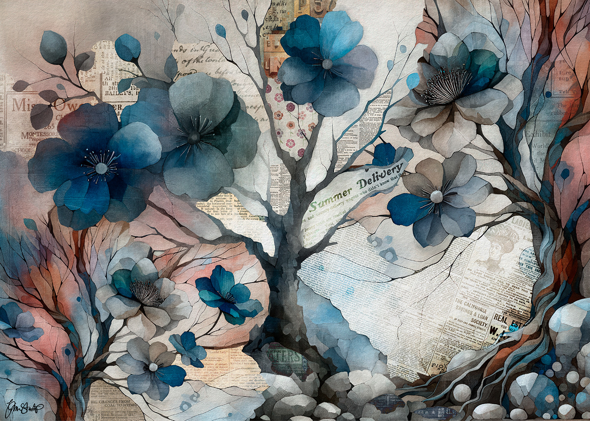 Spots of Blue by Gina Startup 