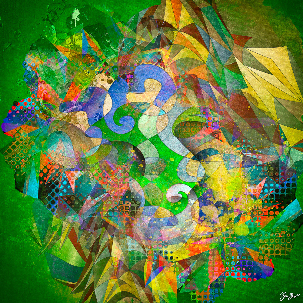 Mixed media Abstract Art by Gina Startup