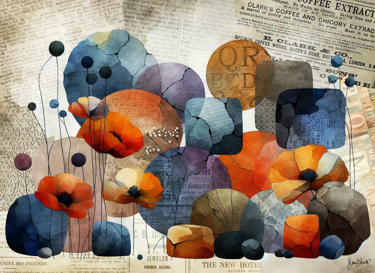 Distant Poppy Dreams by Gina Startup