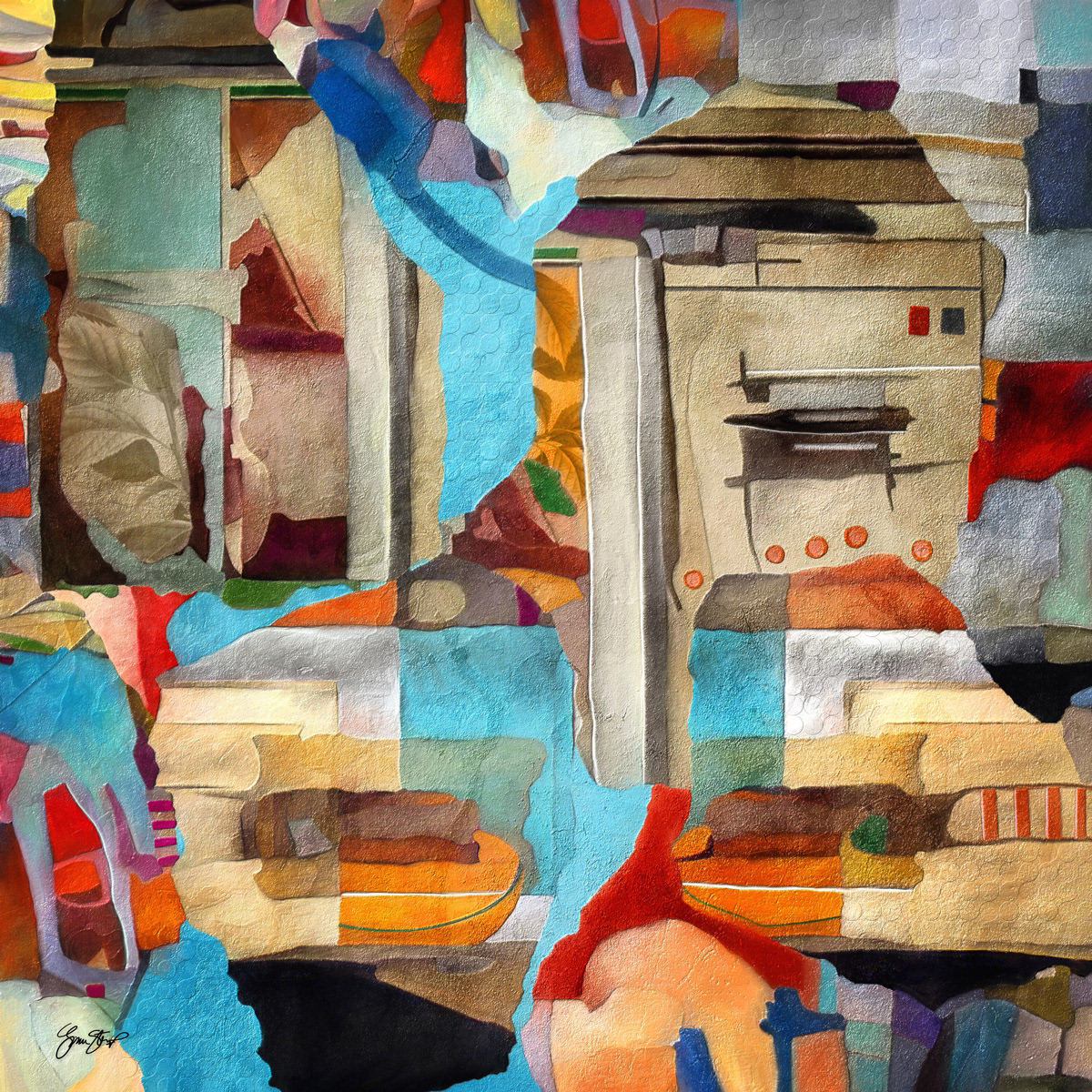Abstract art by Gina Startup