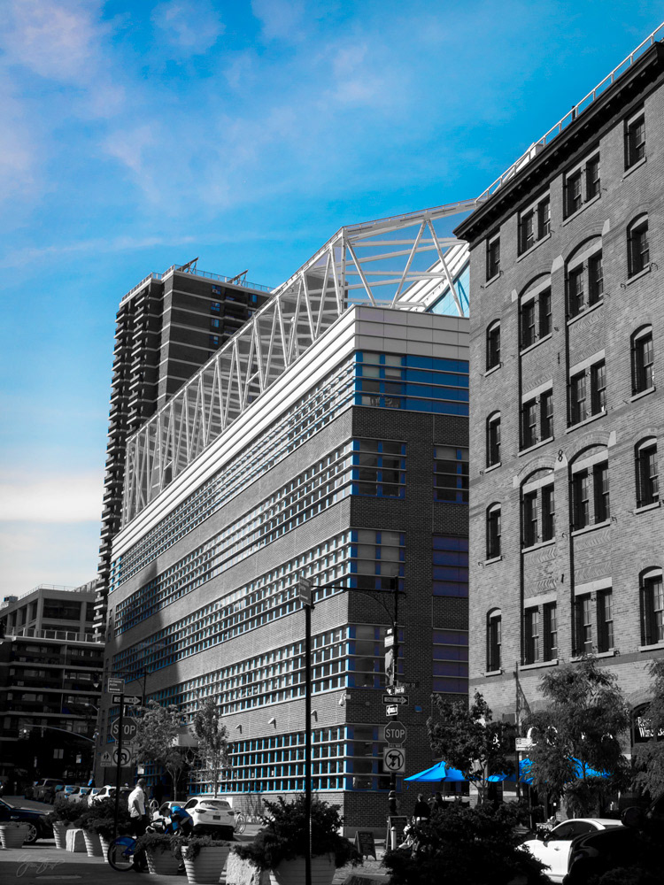 Blue in the City