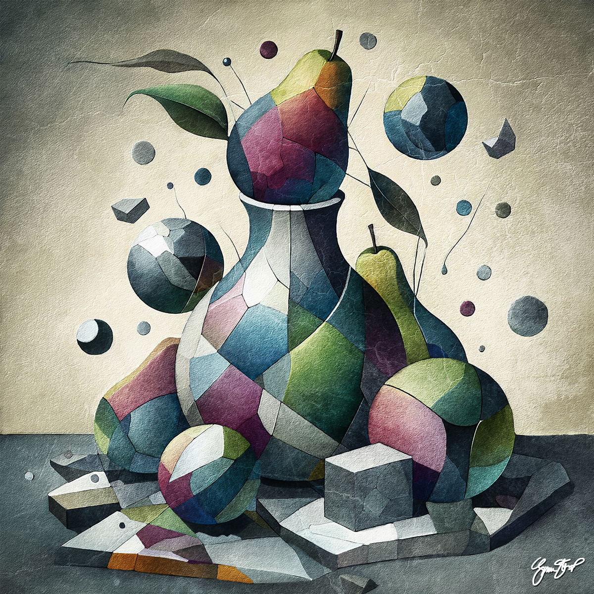 Pear in a Vase