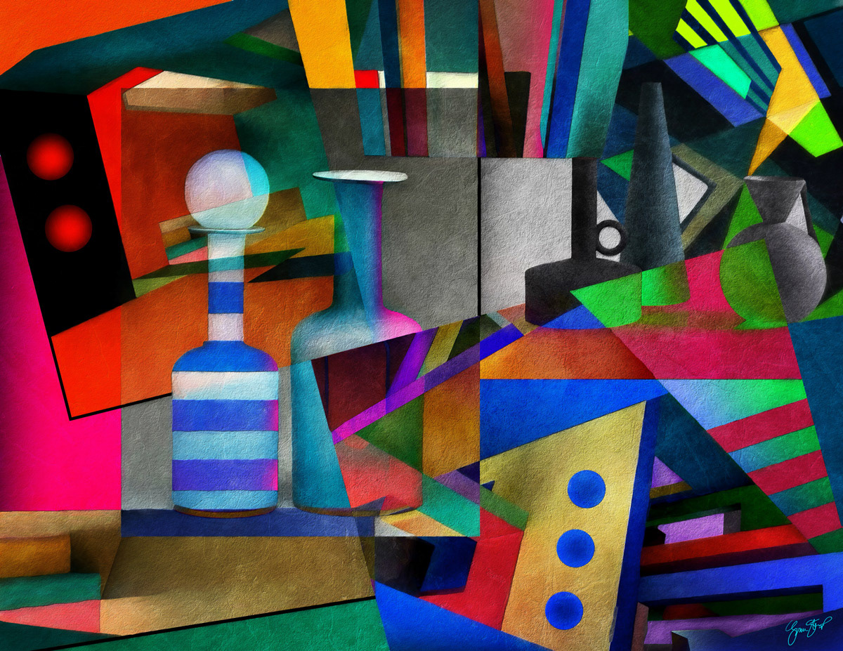 Trapped Light In Bottles by Gina Startup
