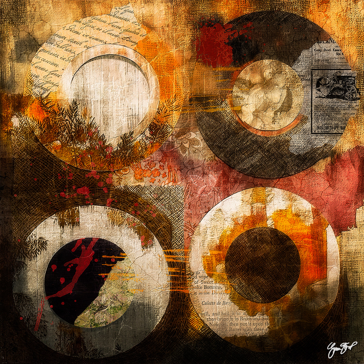 4 Paper Circles