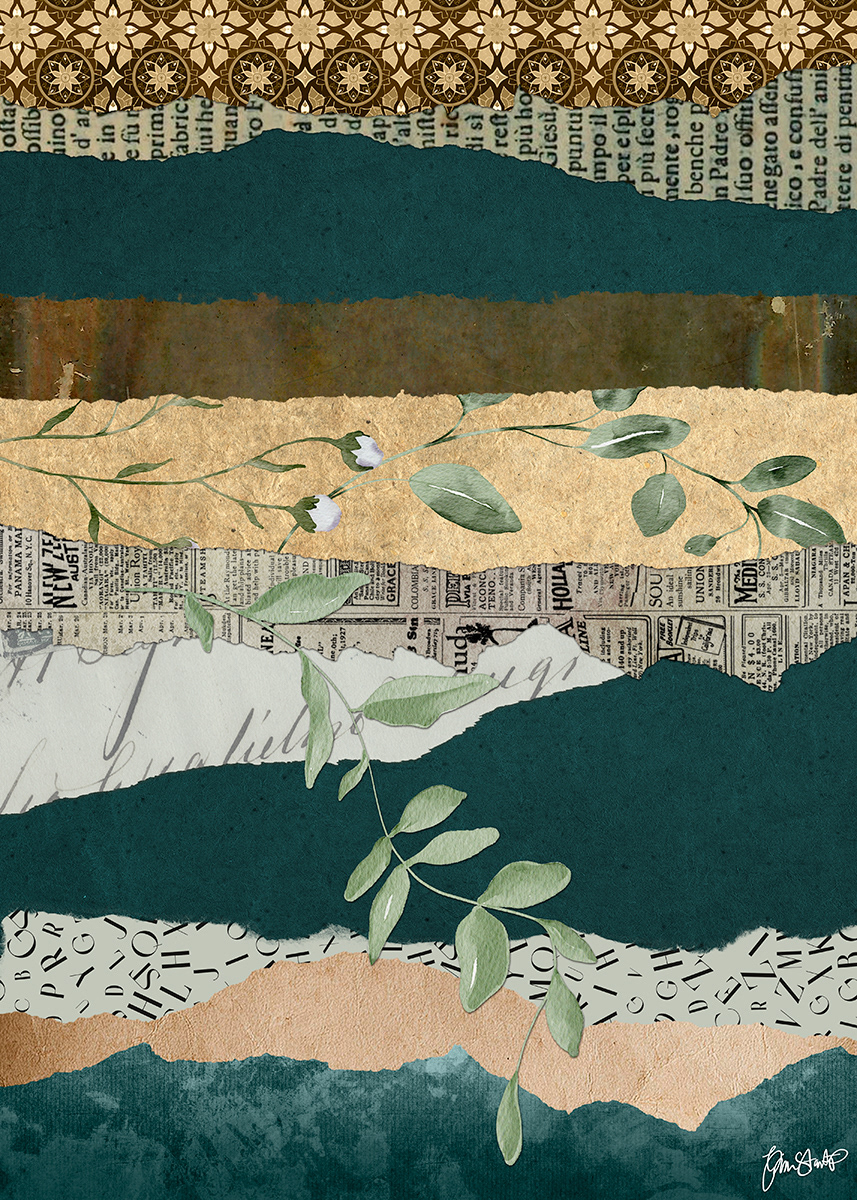 Teal Swatch by Gina Startup 