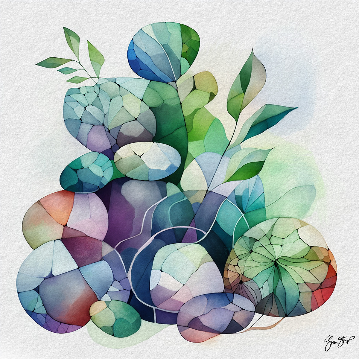 Springtime Colors by Gina Startup 
