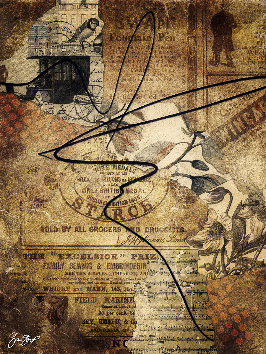 Old Papers on the Desk by Gina Startup 