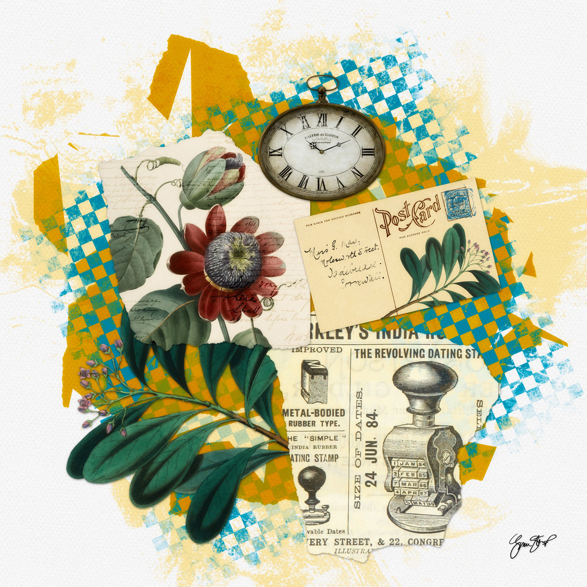 No. 25 Collage by Gina Startup
