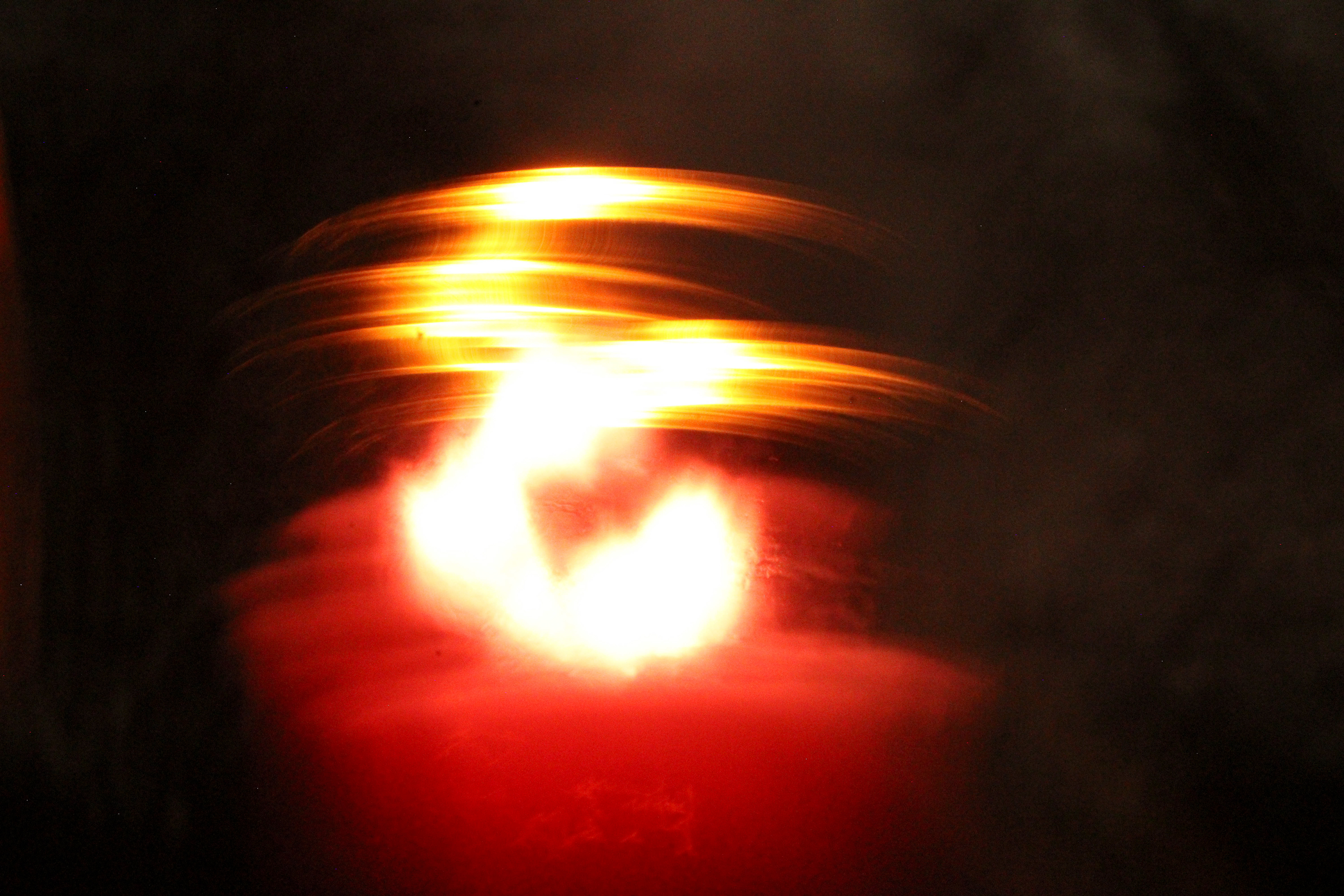 Blurred Motion Candle at Night