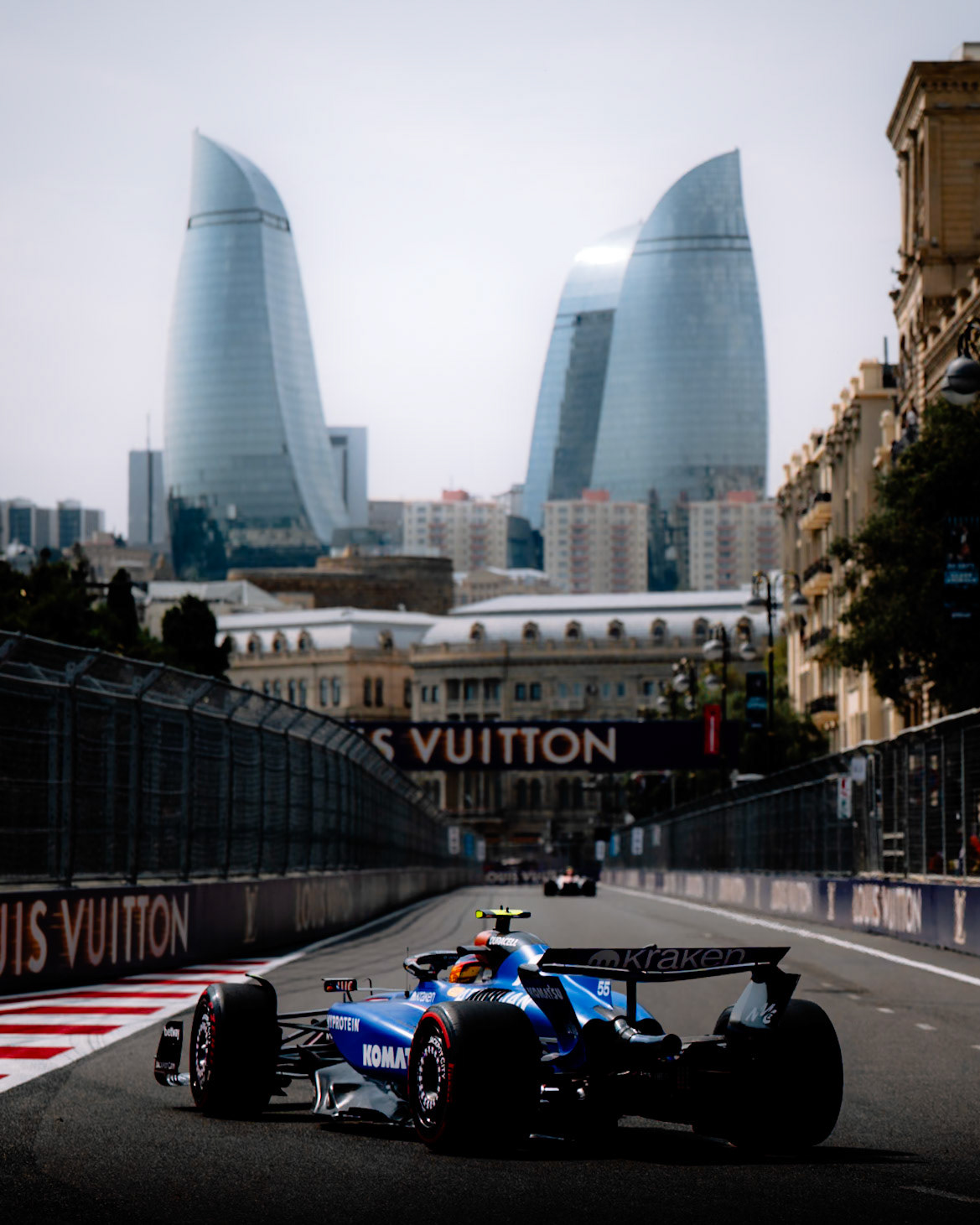 during the 2025 Formula 1 Qatar Airways Azerbaijan Grand Prix, 17th round of the 2025 FIA Formula One World Championship from September 19 to 21, 2025 on the Baku City Circuit, in Baku, Azerbaijan - Photo Alberto Vimercati / DPPI