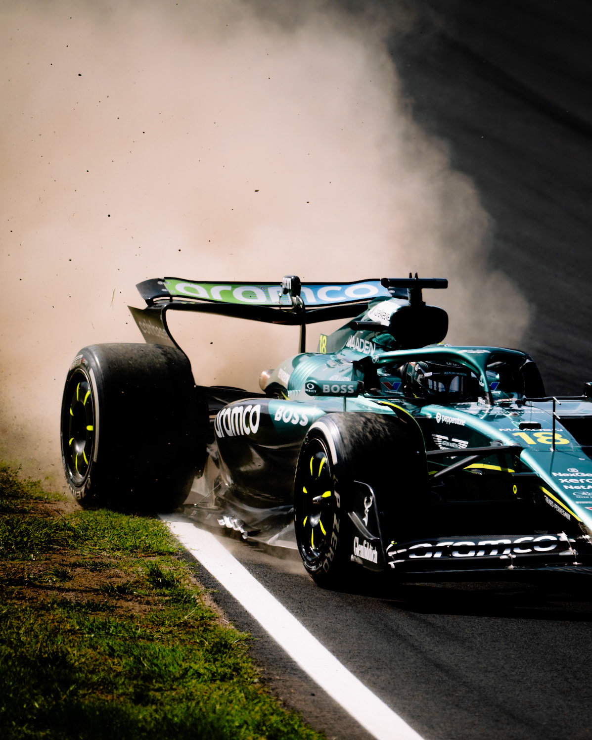 18 STROLL Lance (can), Aston Martin F1 Team AMR25, action during the 2025 Formula 1 Pirelli Grand Premio d’Italia, 2025 Italian Grand Prix, 16th round of the 2025 FIA Formula One World Championship from September 5 to 7, 2025 on the Autodromo Nazionale Monza, in Monza, Italy - Photo ALBERTO VIMERCATI DPPI / DPPI