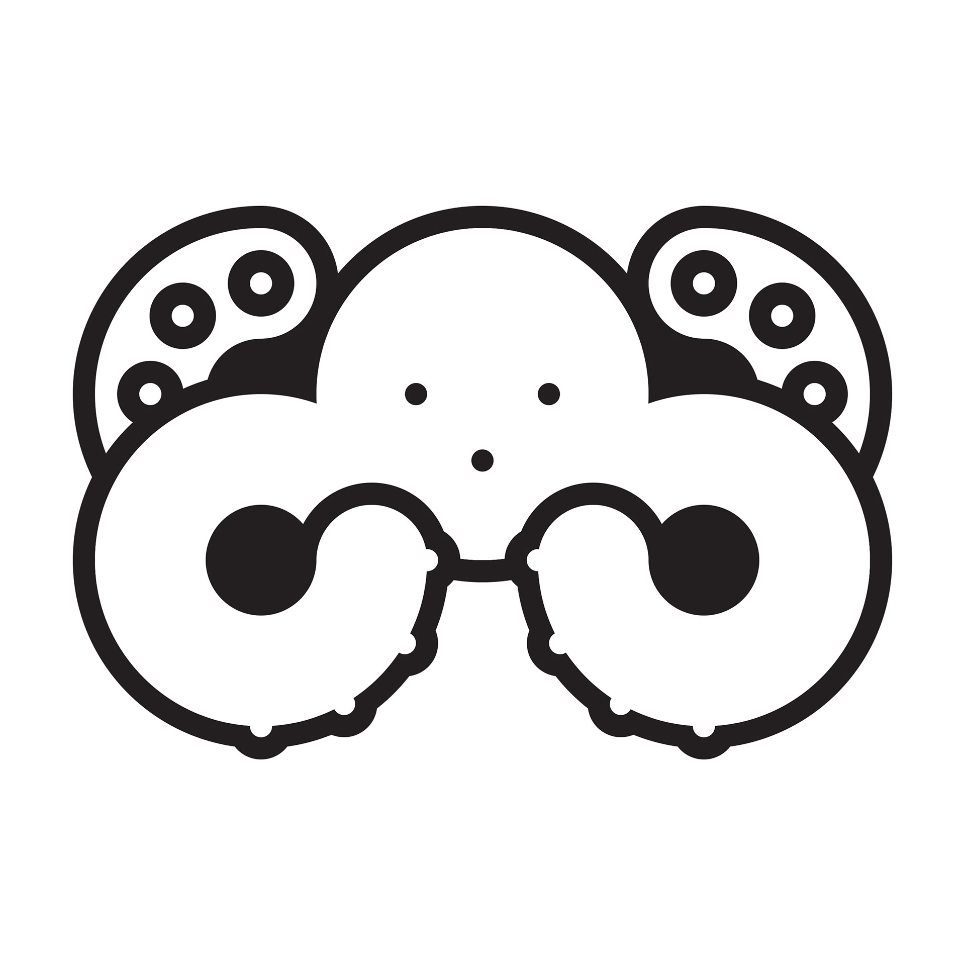 Octopus Icon (B&W)