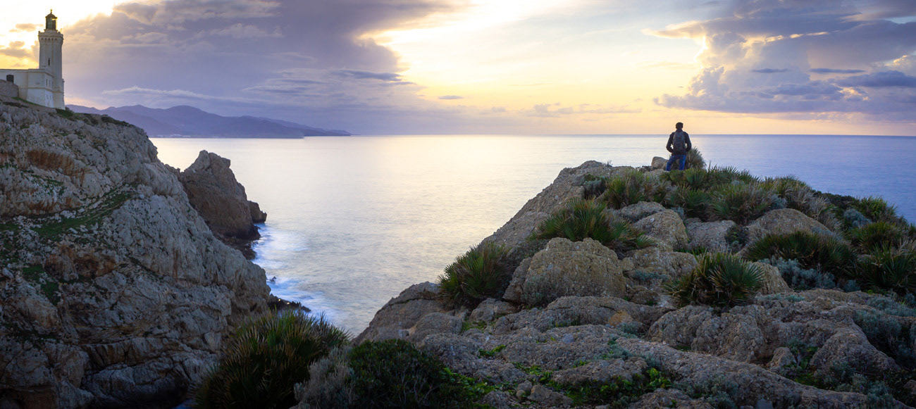 SIDI MEROUANE LIGHTHOUSE PANORAMA SUNSET