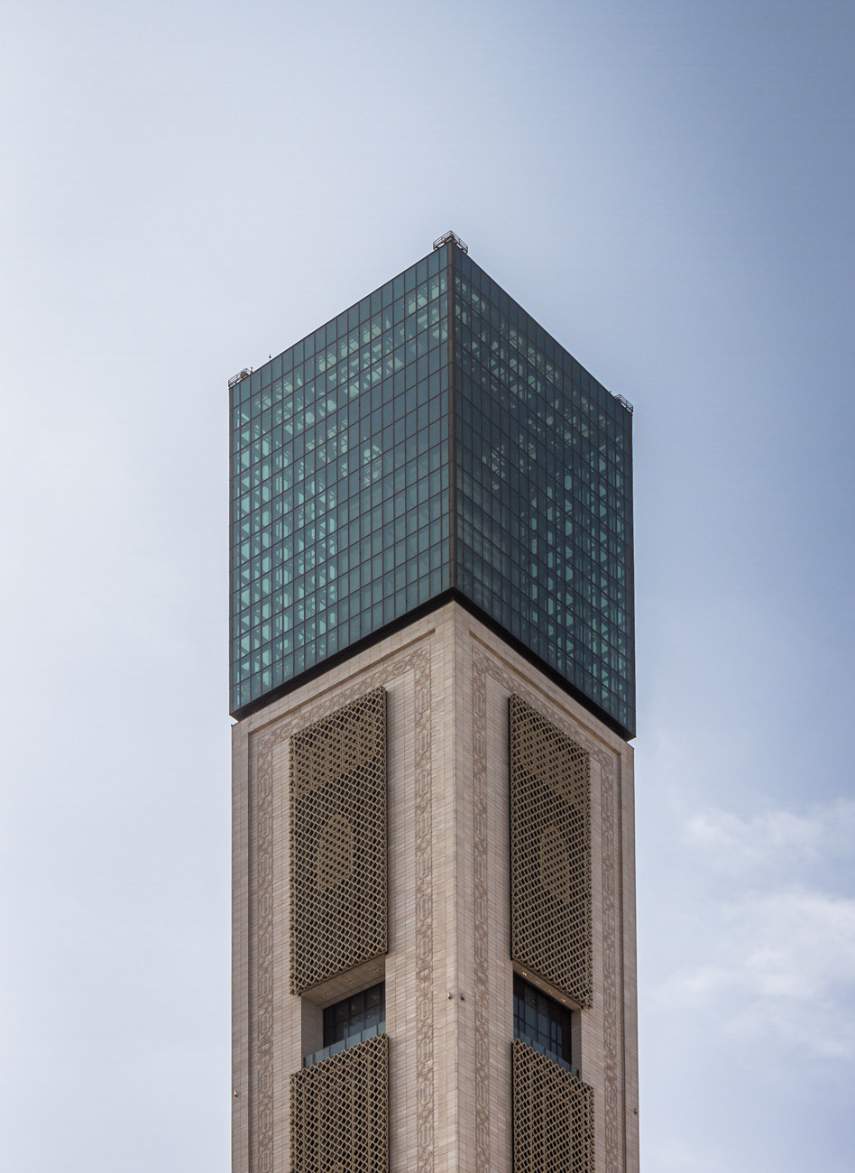 THE MINARET OF THE GREAT MOSQUE OF ALGIERS