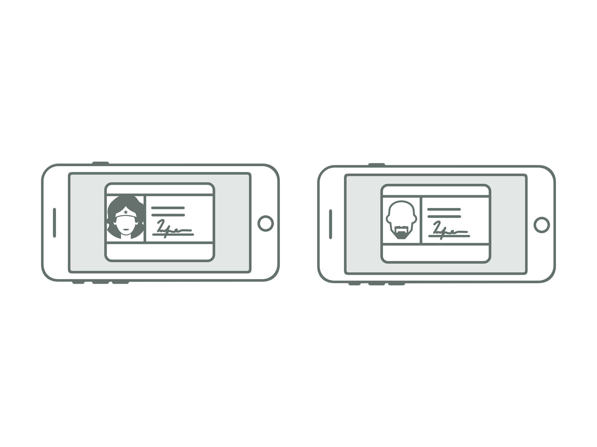Illustrations for ID Photography
