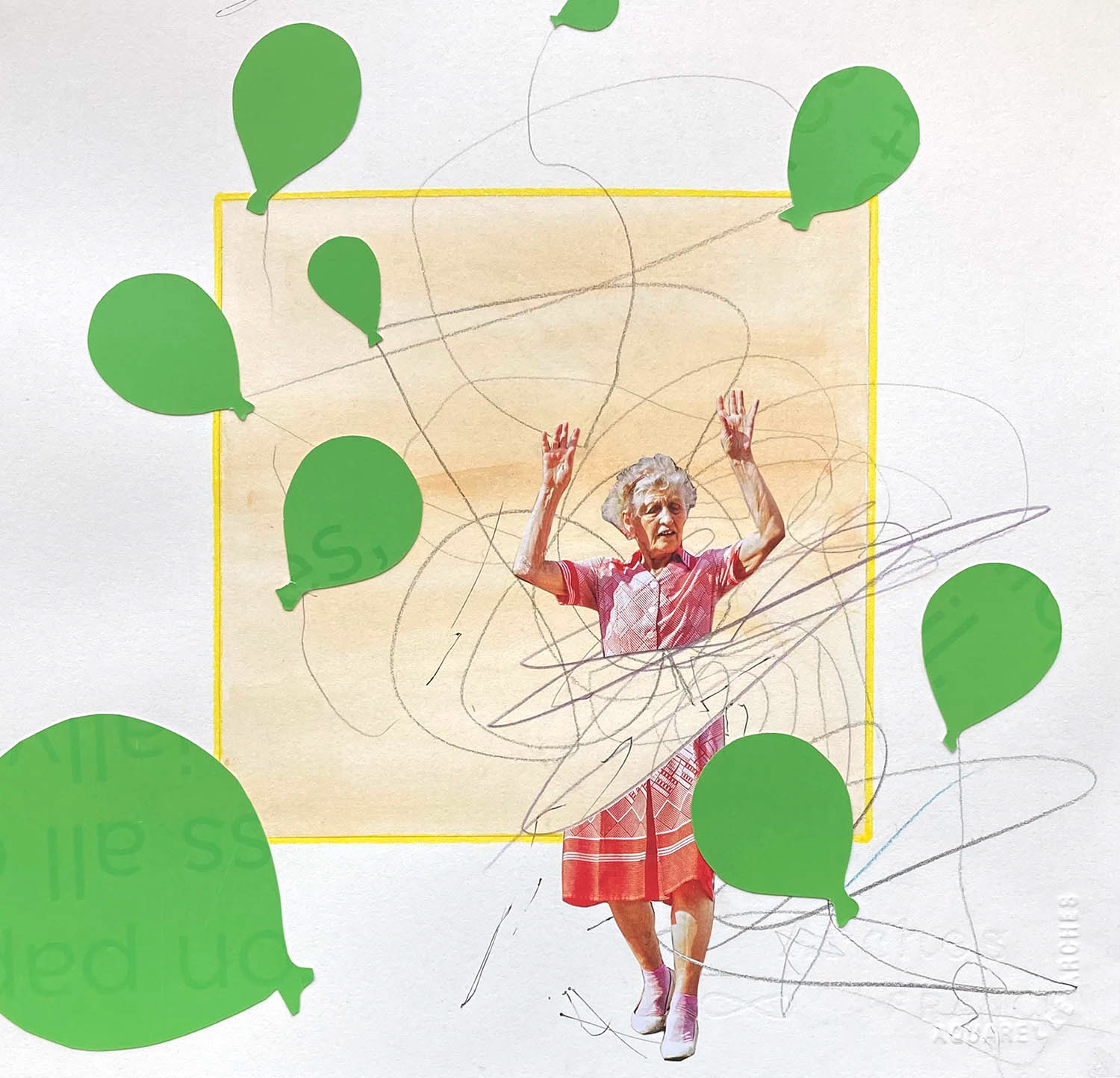 Collaboration with 2 year old.