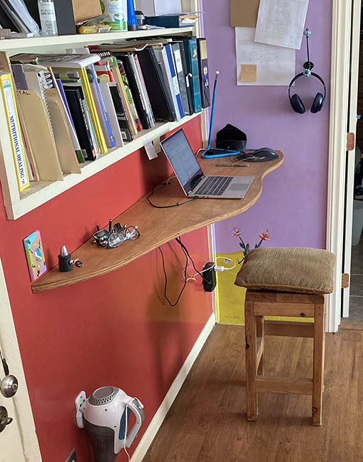 Computer Nook and Stool