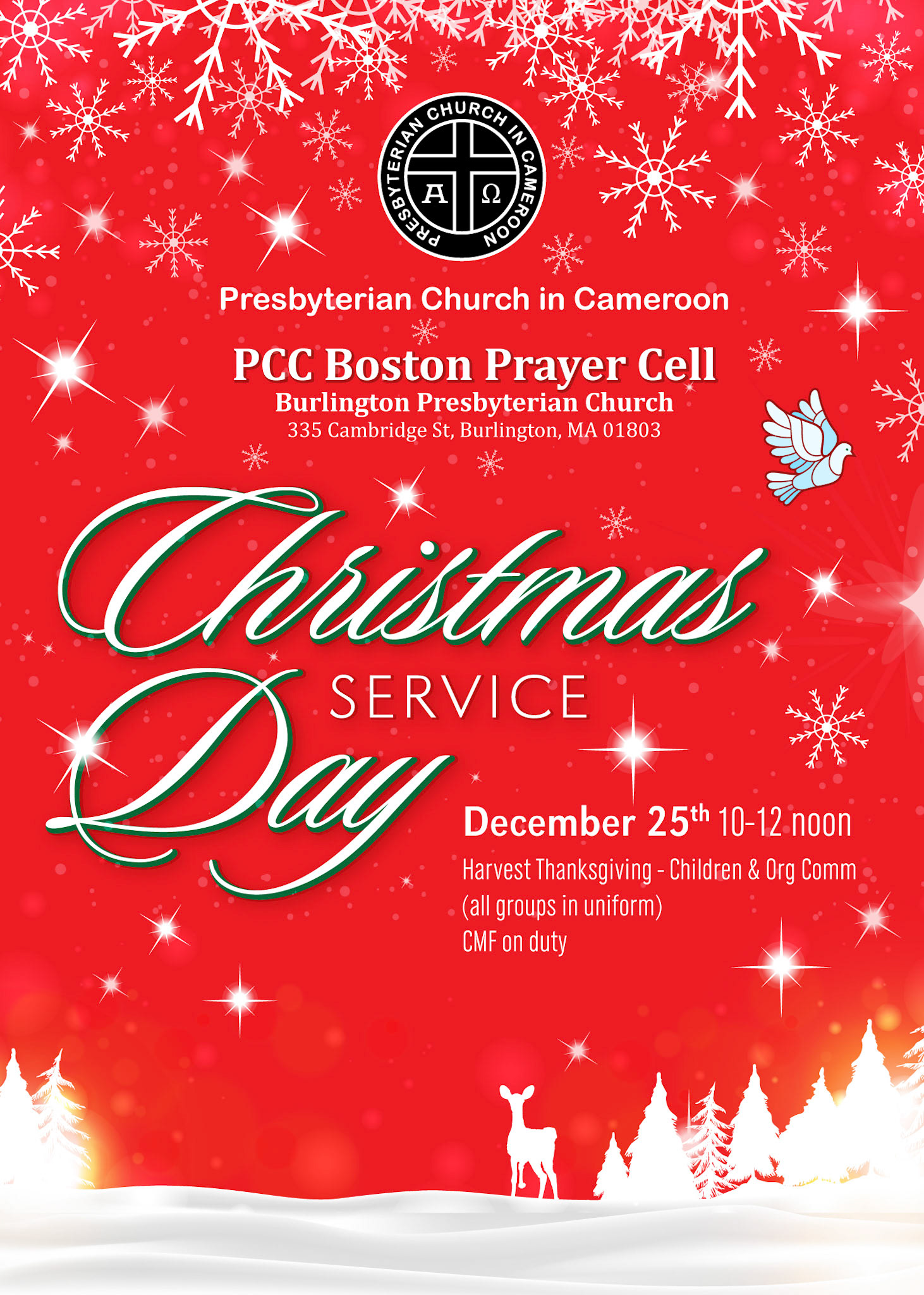 PCC Prayer Cell Boston Christmas