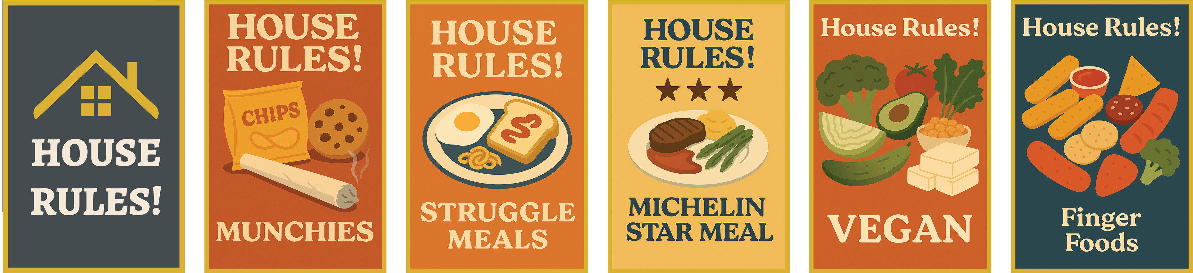 House Rules! Cards 3" x 4.5" (25 ct)