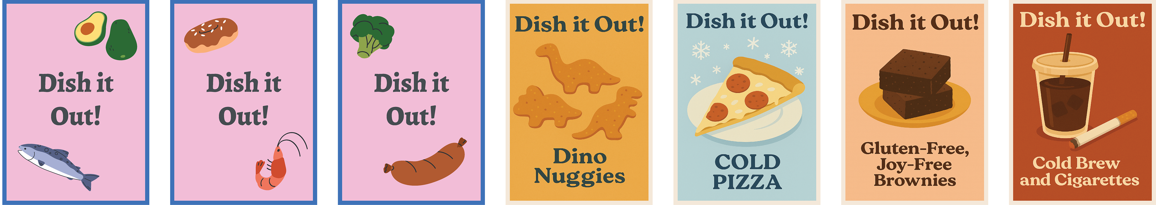 Dish it Out! Cards 2.5" x 3.5" (360 ct)