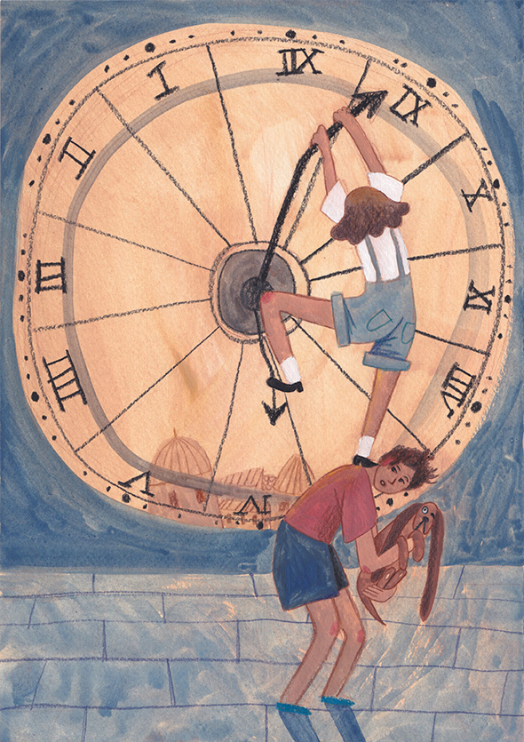 Die große Uhr, 210 x 297mm