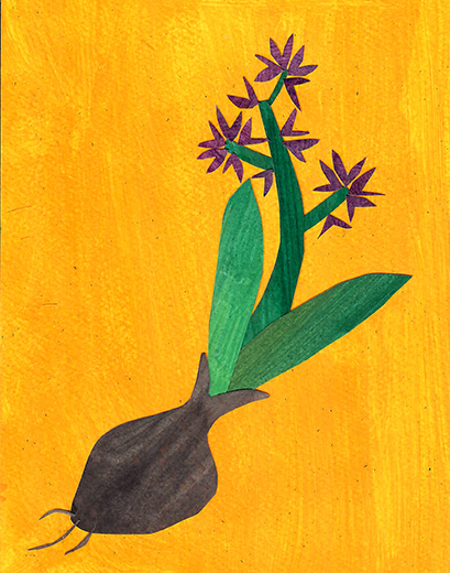 Osterblumen Collage