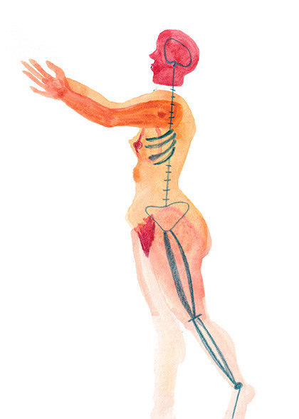 Gouache mit Buntstift, 148 x 210 mm