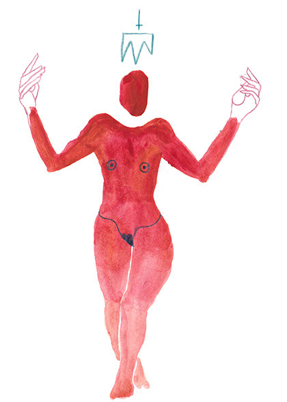 Gouache mit Buntstift, 148 x 210 mm