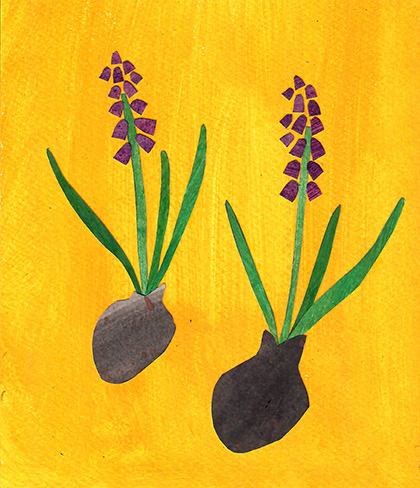 Osterblumen Collage
