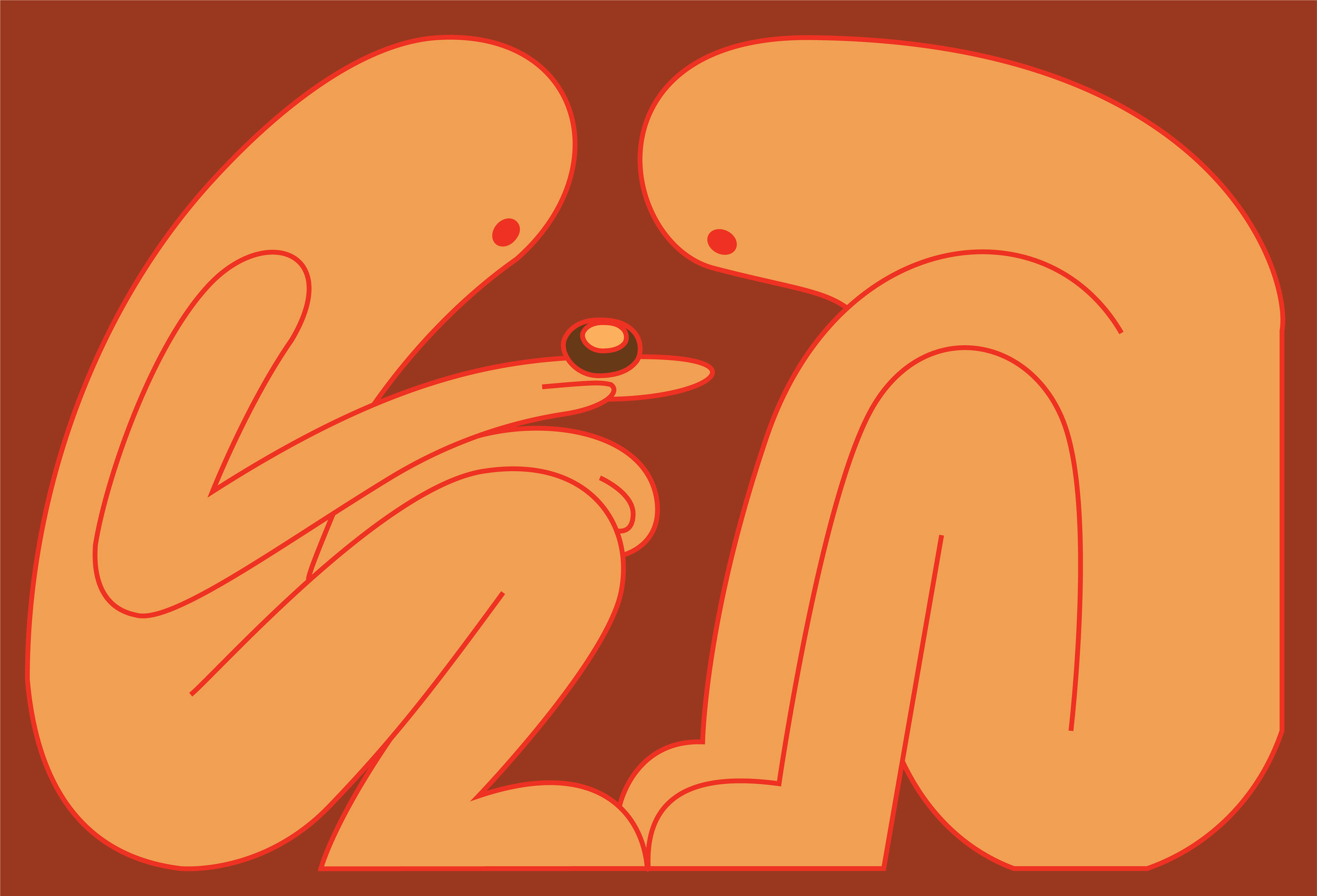 "Sharing" Mural Illustration 2023