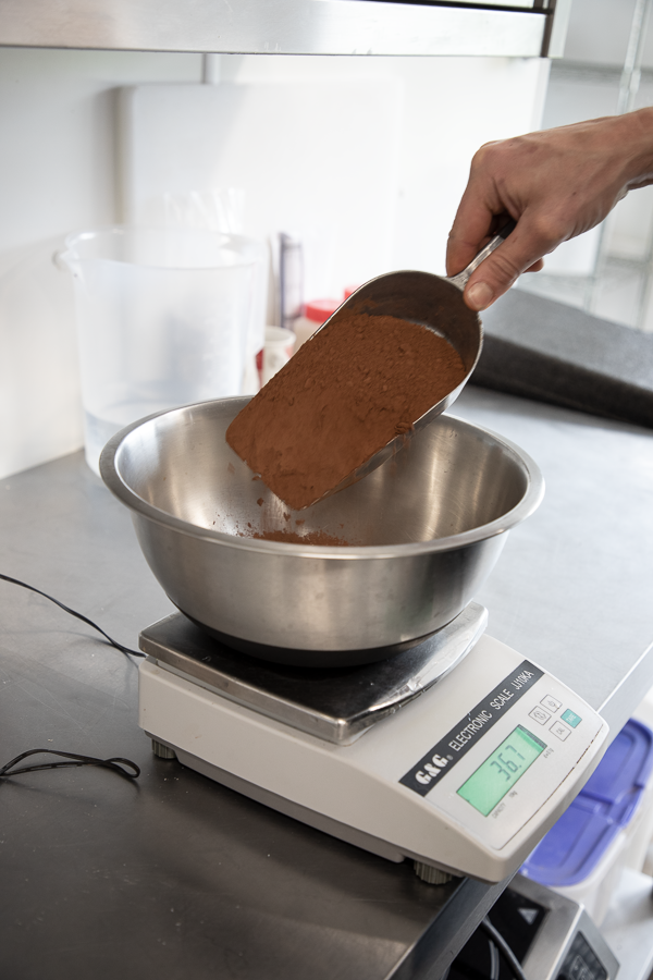 Cacao : Peser