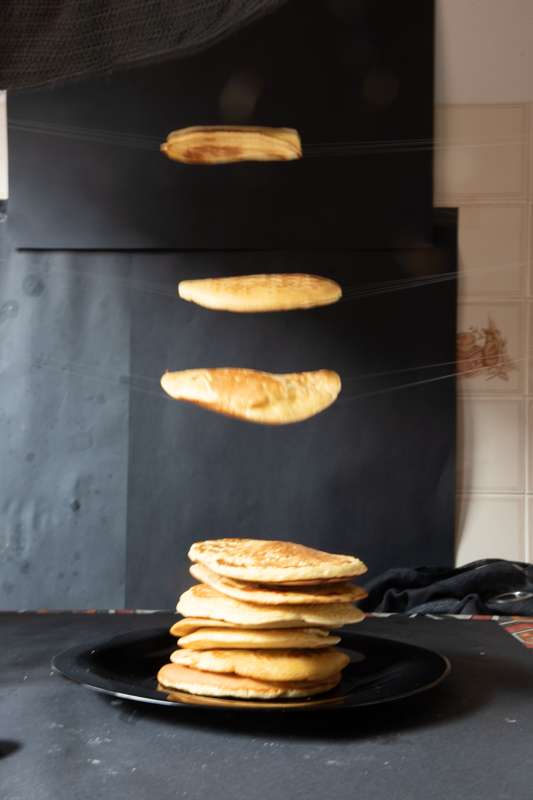 Pancake tombant