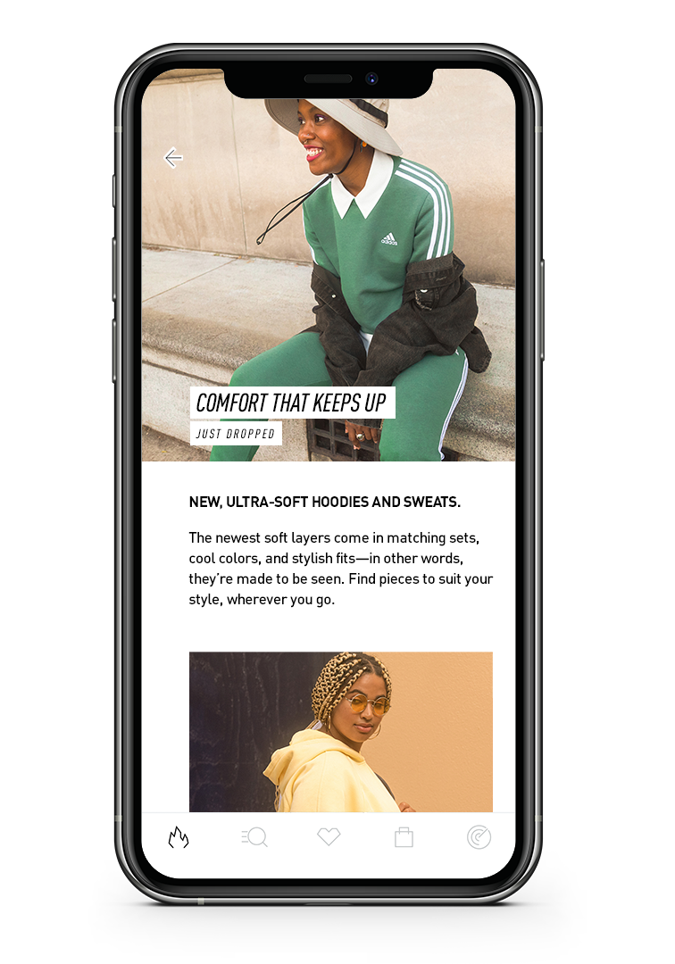 Women's App Detail Page