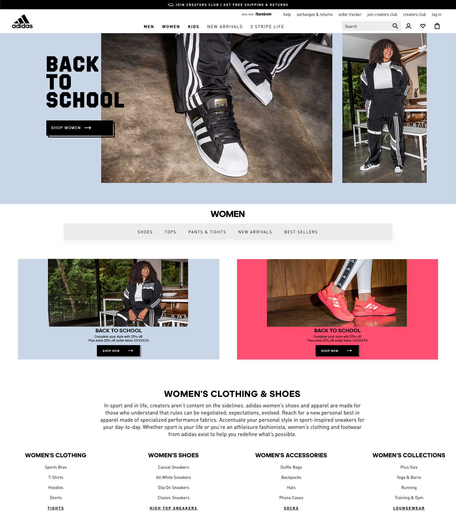 Adidas us back to school letra best sale