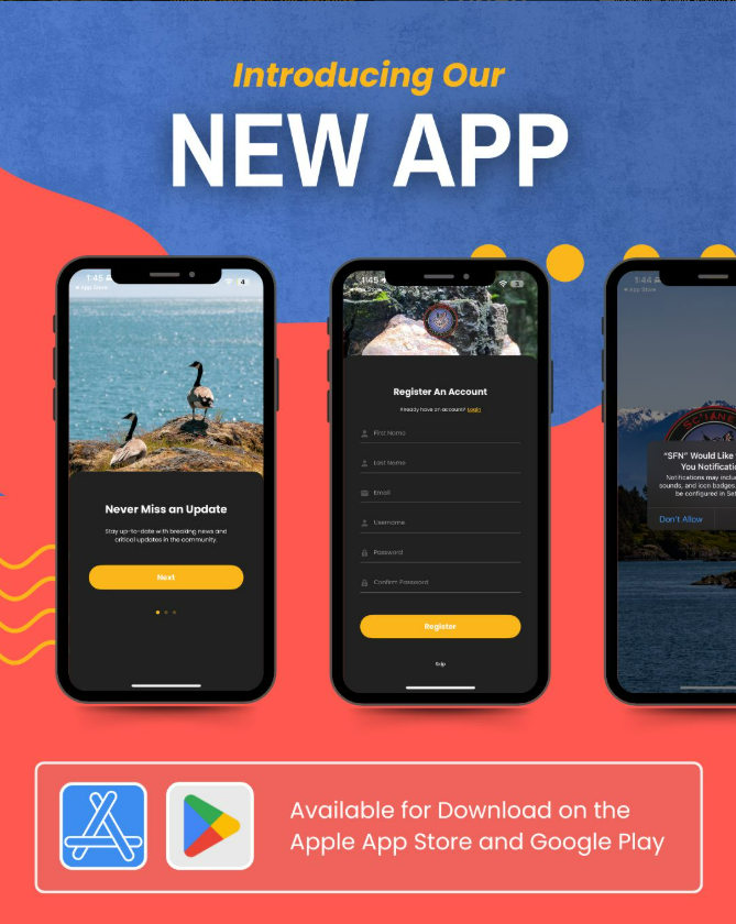 SC’IȺNEW̱ FN Member's App Promo Post
