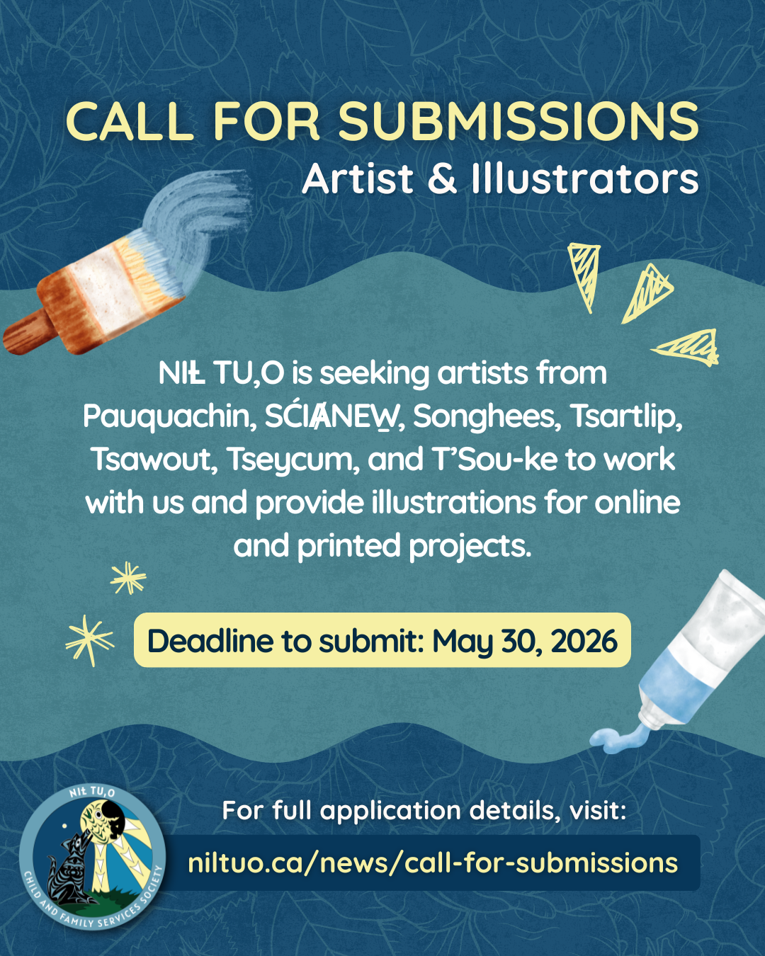 NIȽ TU,O Call for Submissions: Artists & Illustrators