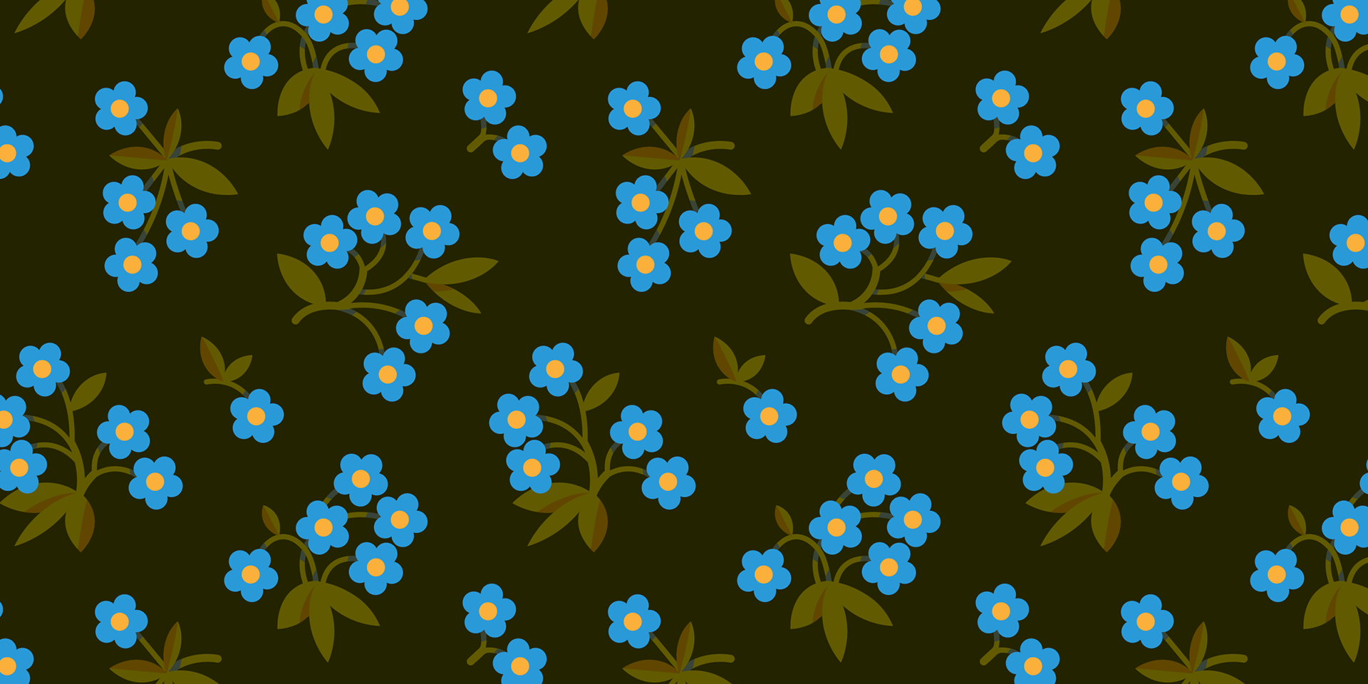 "Forget Me Not" personal brand surface design