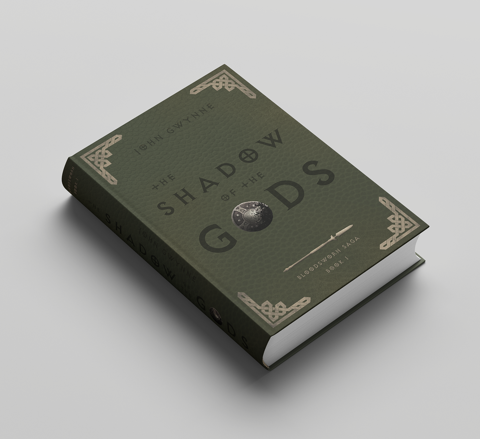 Cover redesign of John Gwynne's "The Shadow of the Gods" (2021)