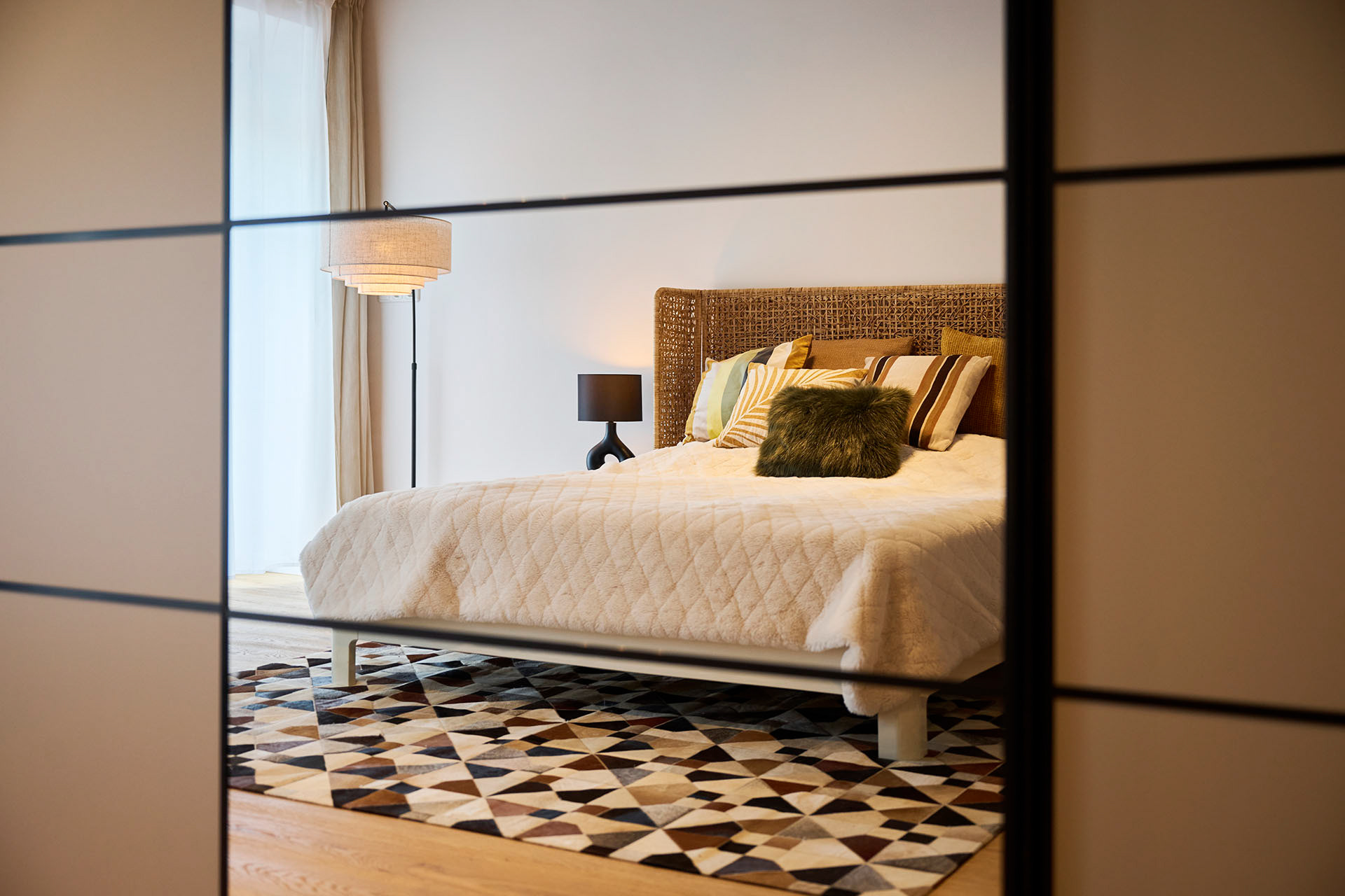 Das SCHLAFZIMMER im LOFT STUDIO BERLIN