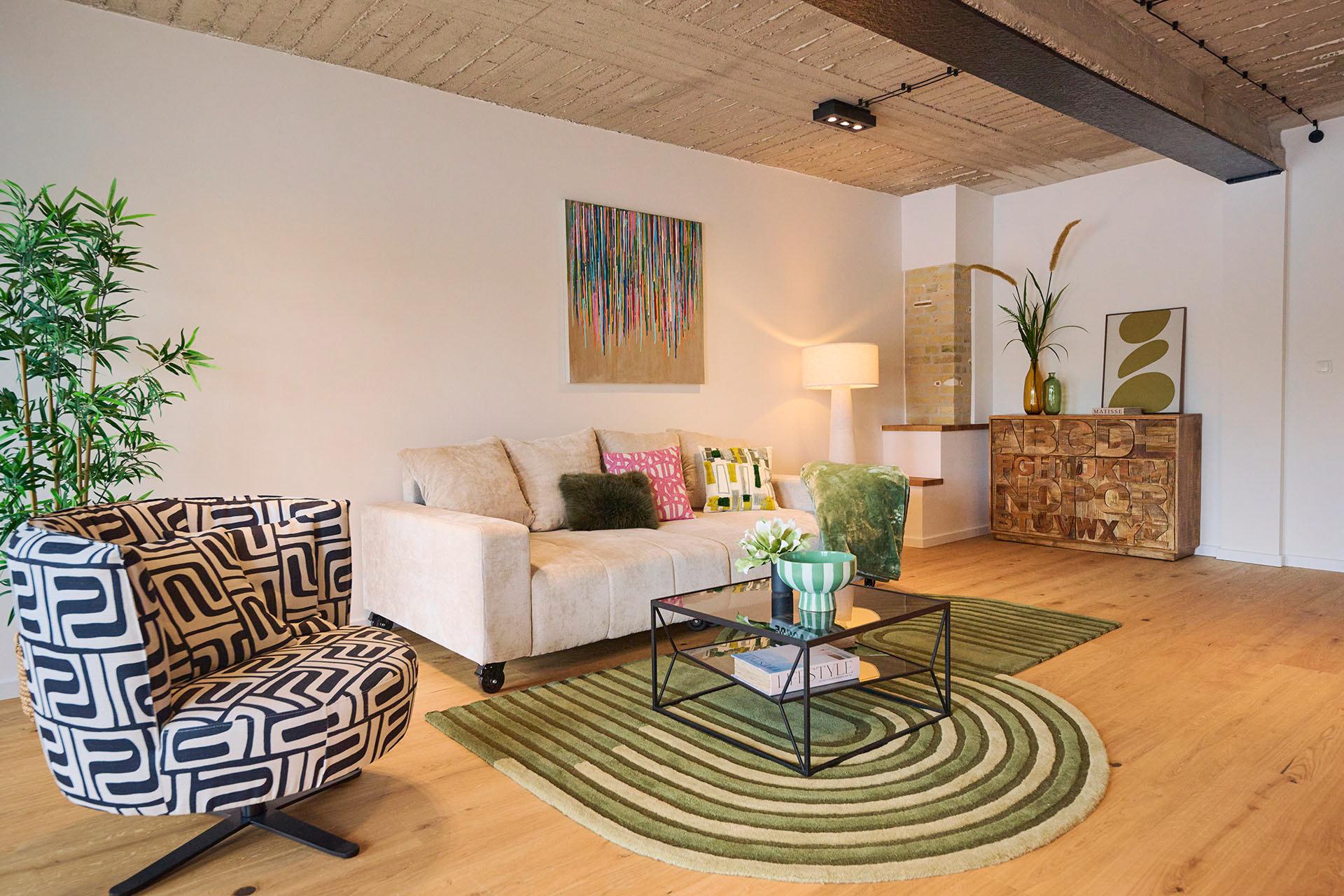 Das WOHNZIMMER im LOFT STUDIO BERLIN