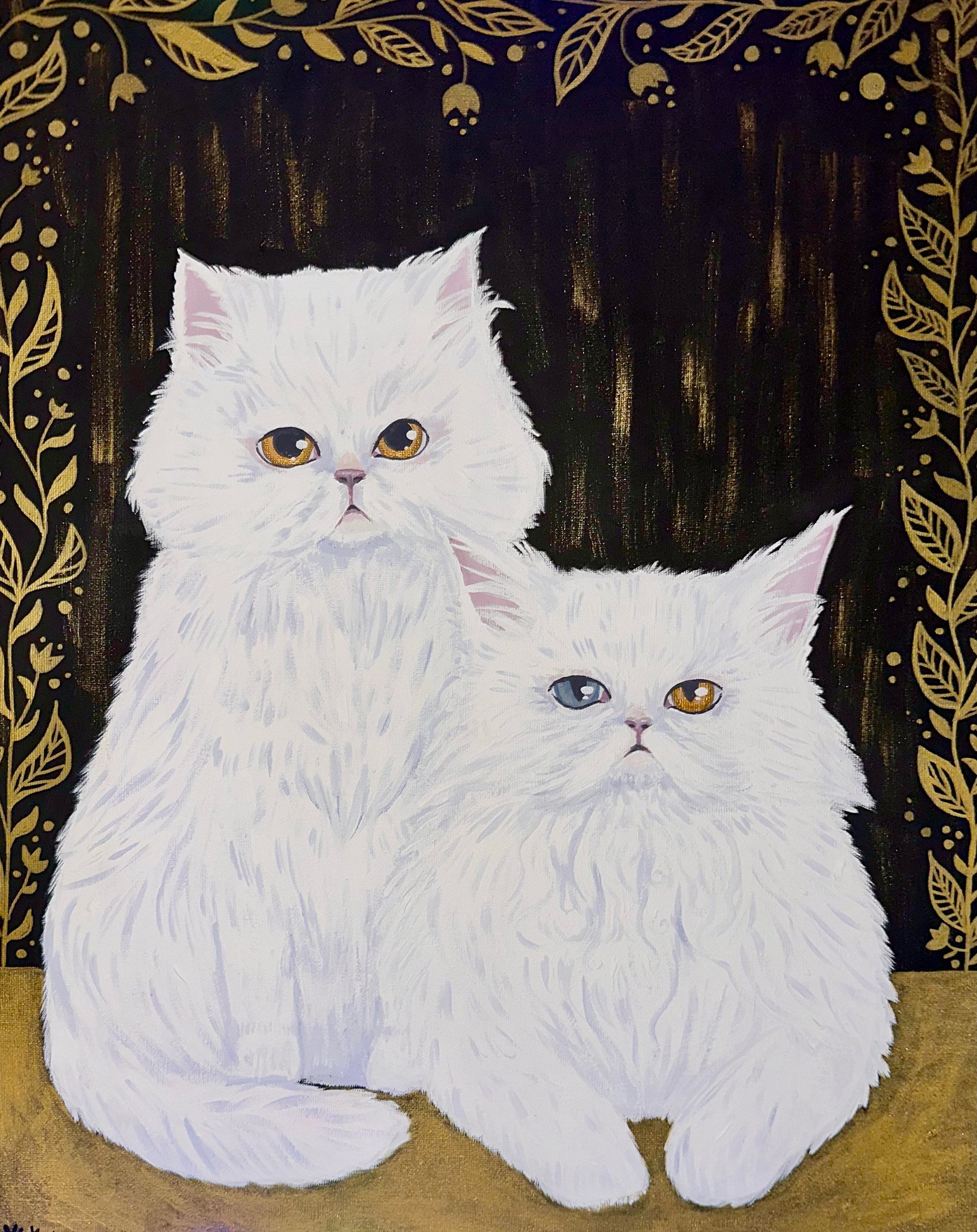 Mila and Ben | Acrylic on Canvas | 2024
