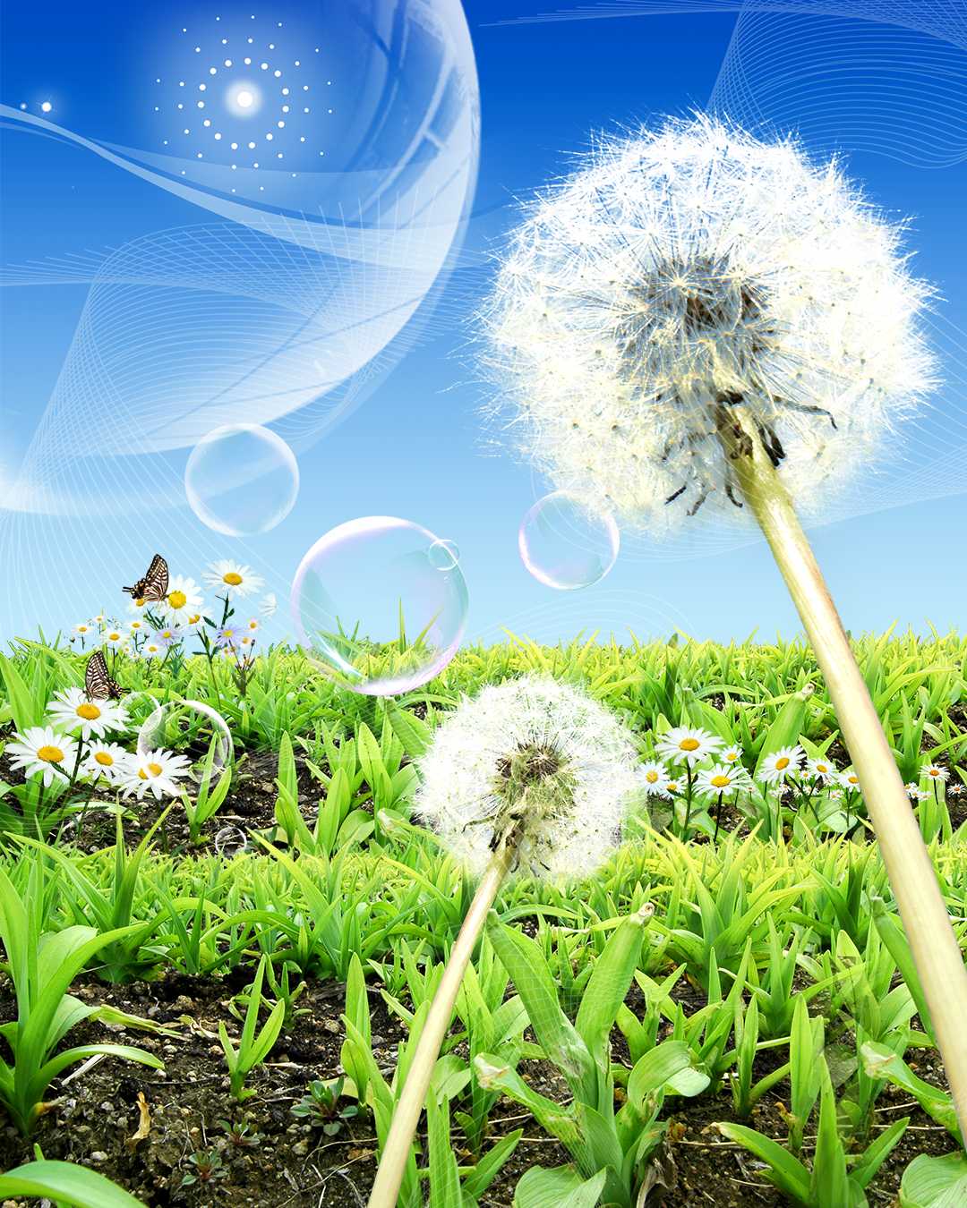 Dandelions |  2025  | Photoshop | Created for Skeuoss